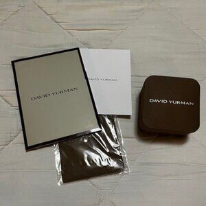 David Yurman small empty gift box with polishing cloth